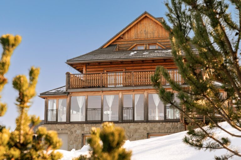 widok na dom fotografia wnętrz koniaków